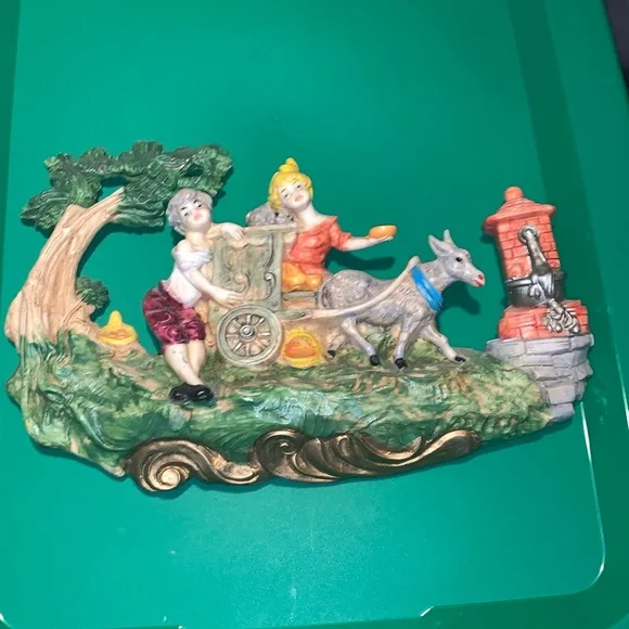Vintage 3D Empire Wall Plaque Ornate RococoDecorItaly Art Rare
